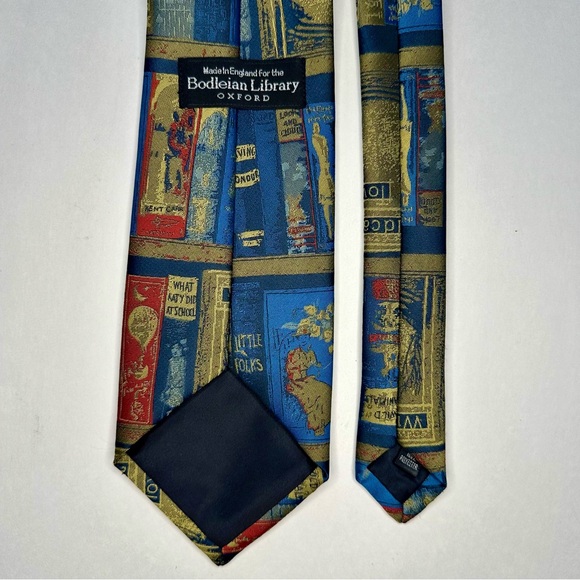 Vintage Oxford for Bodleian Library Classic Tie - Picture 3 of 7